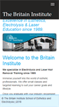Mobile Screenshot of britaininstitute.com
